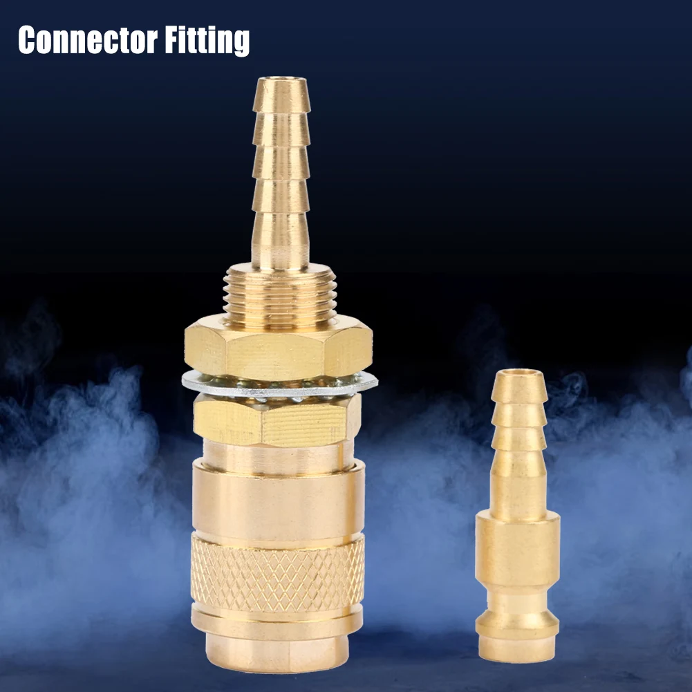 M6 Gas & Water Quick Connector for MIG TIG Welder Torch Fitting For Welding Torch Gold Connector,Fitting§Quick,Connector,