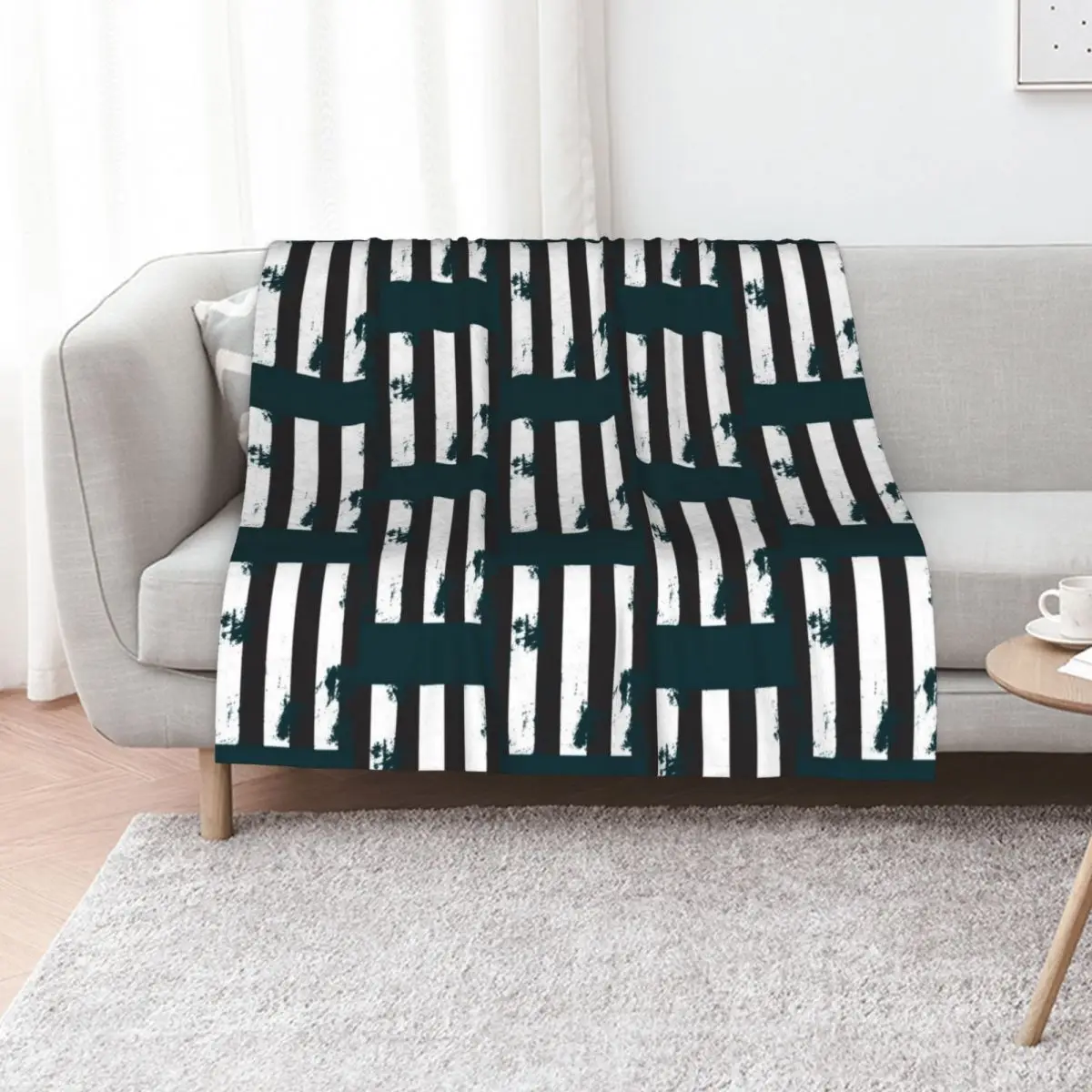 Collingwood Vintage retro AFL Throw Blanket Soft Plush Plaid Comforter Sofa Quilt heavy to sleep Thins Heavy Blankets