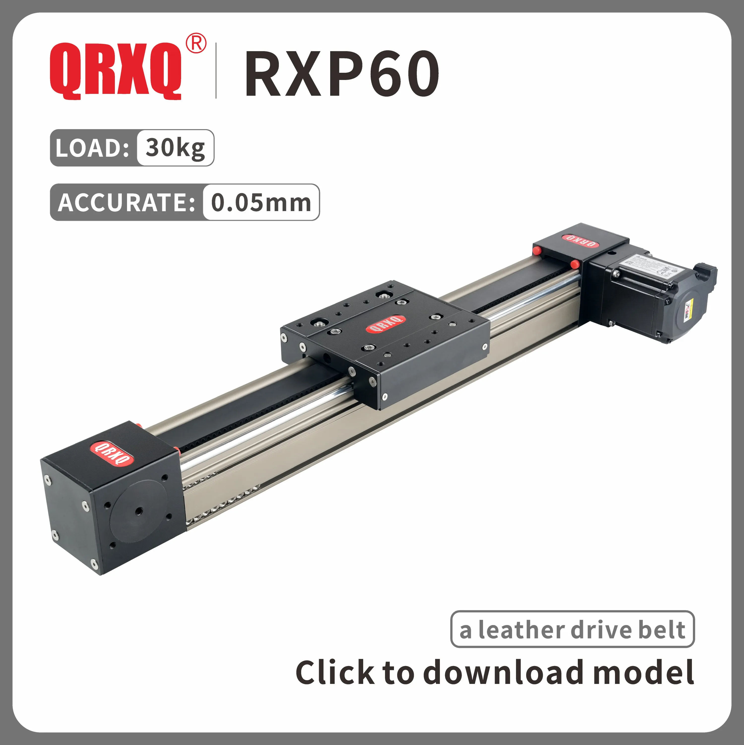 RXP60  Linear Guide Rail Belt-driven Actuator CNC Sliding Table Set Industrial Straight Guide Antrieb Axis