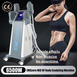 Máquina para Esculpir Músculos EMS, Estimulador Muscular EMS, 4 Asas, 6500W, Alta Calidad, Nuevo DLS-EMSzero, PRO, 2024, Nuevo