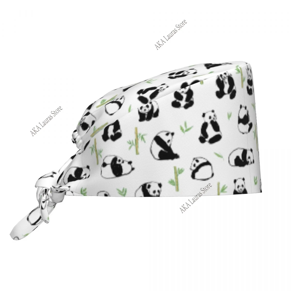 

Pet Shop Panda Unisex Nursing Scrub Caps Funny Breathable Veterinary Nursing Accessories Anaesthesia Scrub Cap
