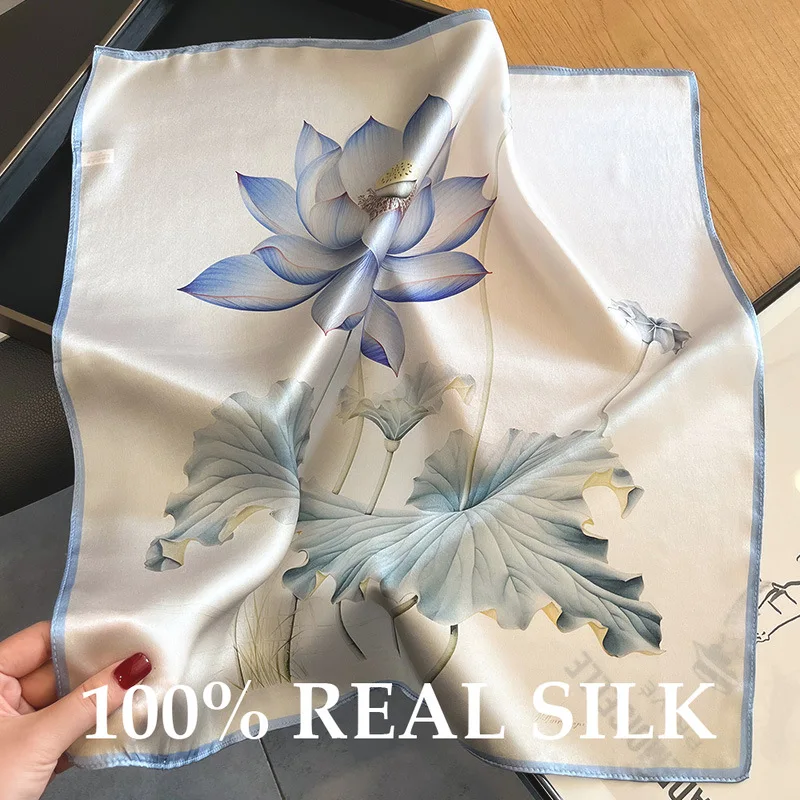 

Новые шелковые платки: 100% шелковый шарф, женская шаль, роскошный хиджаб, модный квадратный платок, накидка, шейный платок, пашмина, пончо, эшарп, буфанда