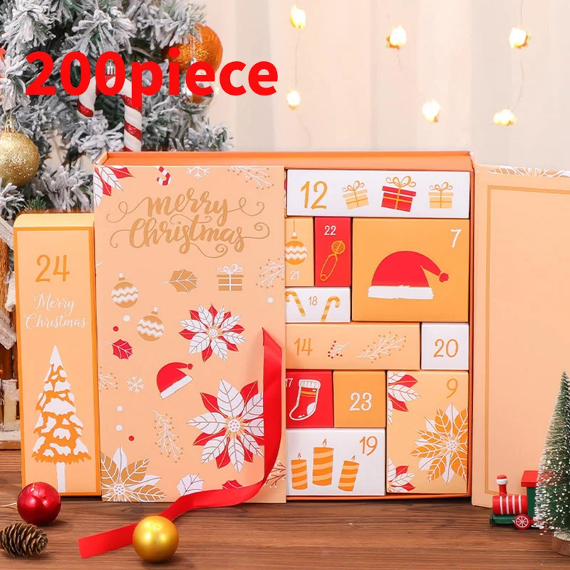 20 0piece.Custom.Custom Paper Boxes Packaging Printing Luxury Mystery Box Advent Calendar Box Kids