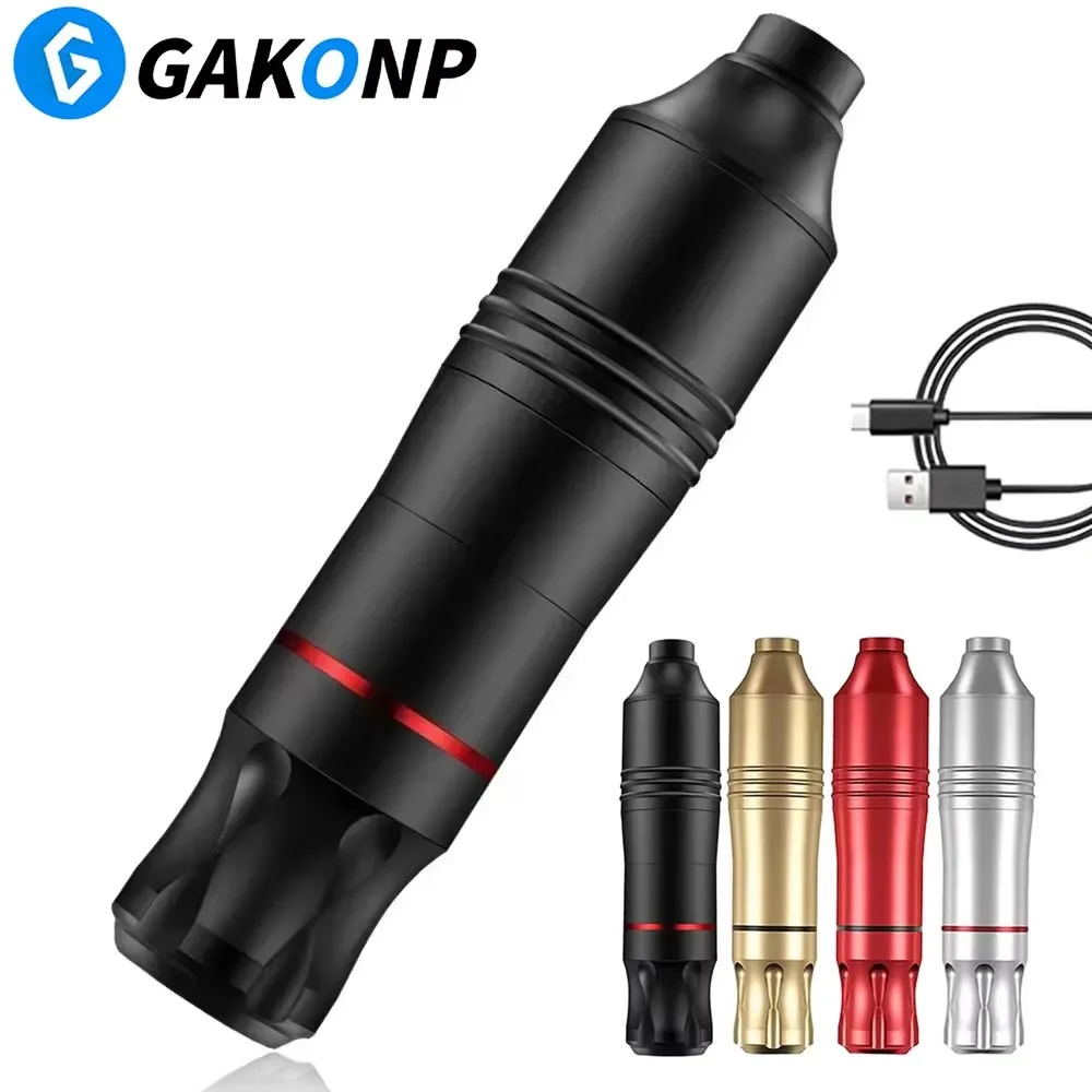 

Tattoo Machine Cartridge Pen Rotary Gun with DC Cord Motor Tattoo Machine Pen Gun Permanent Makeup for Tattoo Artists Supplies