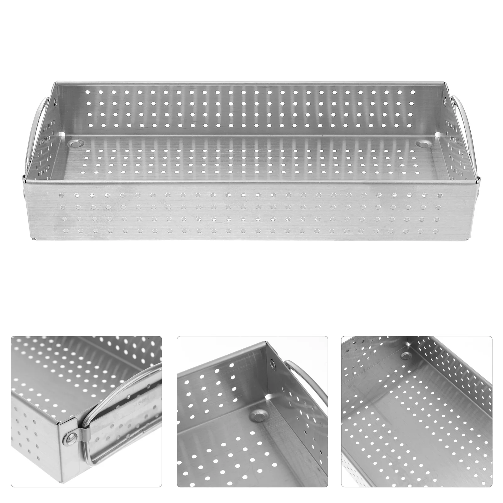 

Stainless Steel Chopstick Holder Organizer Utensil Container Drainer Drying Rack Silverware Basket Large Capacity