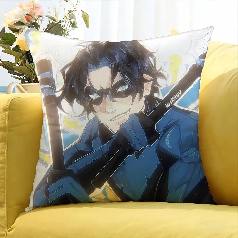 For Cool D-Dick Grayson   Various Sizes Square Pillow Case For Car Home Bedchamber Decor view 6