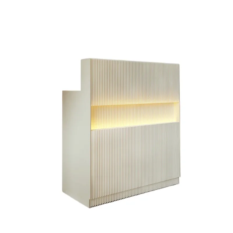 

Office Front Desk Reception Desk Clothing Store Information Desk Convenient Small Bar Counter Commercial Exhibition Modern