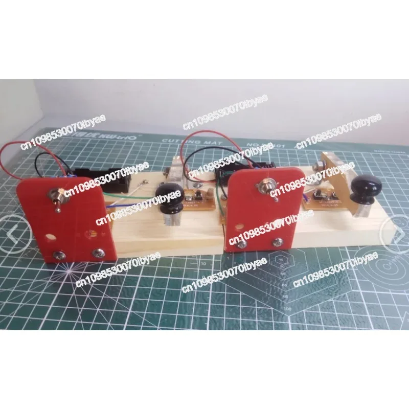 محطة راديو جهاز إرسال لاسلكي مورس كود محطة راديو لاسلكية من خلال جهاز الإرسال والاستقبال الجدار 2.4G #4