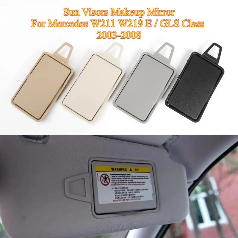 

Накладка на солнцезащитный козырек с зеркалом для макияжа для Mercedes-Benz E-класса W211 2003-2010, W219, солнцезащитный козырек, косметическое зеркало, аксессуары для салона