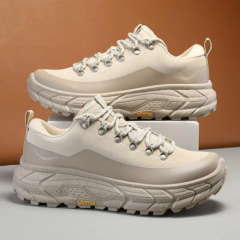 

Men's Outdoor Rock Climbing Shoes Non-slip and Wear-Resistant All-Terrain Hiking Boots Unisex Mountaineering Footwear