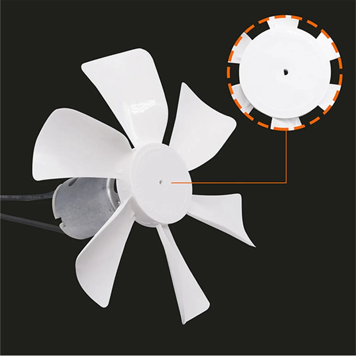 RV تنفيس مروحة استبدال 6 بوصة RV العادم الحمام التهوية سقف مروحة السقف 12 فولت D-حمود المحرك شفرات مروحة بيضاء