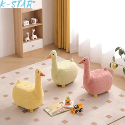 K-star Universal Wheel Small Stool Household Children's Cute Shoe Changing Sofa Seat Popular Animal Version New Hot Sale 2024