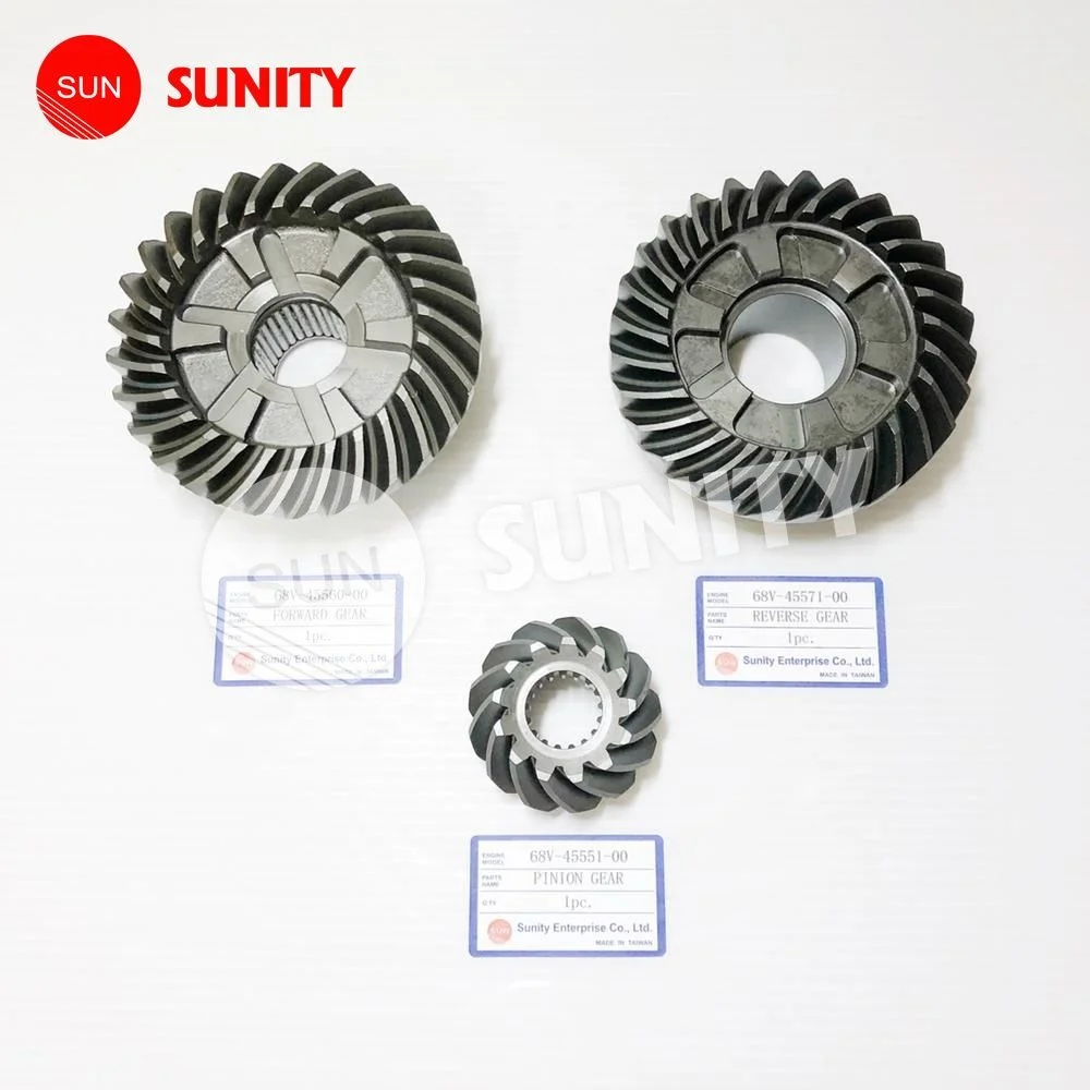 TAIWAN SUNITY 68V Outboard GEAR SET 75HP-115HP 68V-45551-00-00 68V-45560-00-00 68V-45571-00-00 For Yamaha Marine