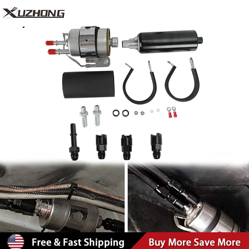 

LS Fuel Filter & Regulator EFI Fuel Pump Kit Walbro Returnless -6AN Engine Swap