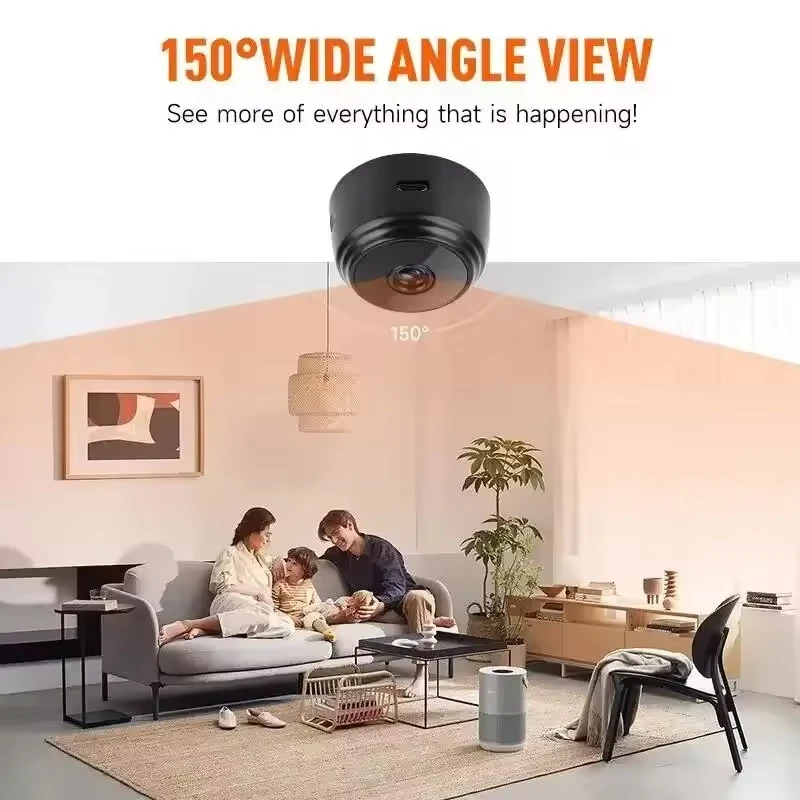 A9 mini câmera hd 720p inteligente de segurança em casa ip wifi câmera monitor câmera remota móvel aplicação remota