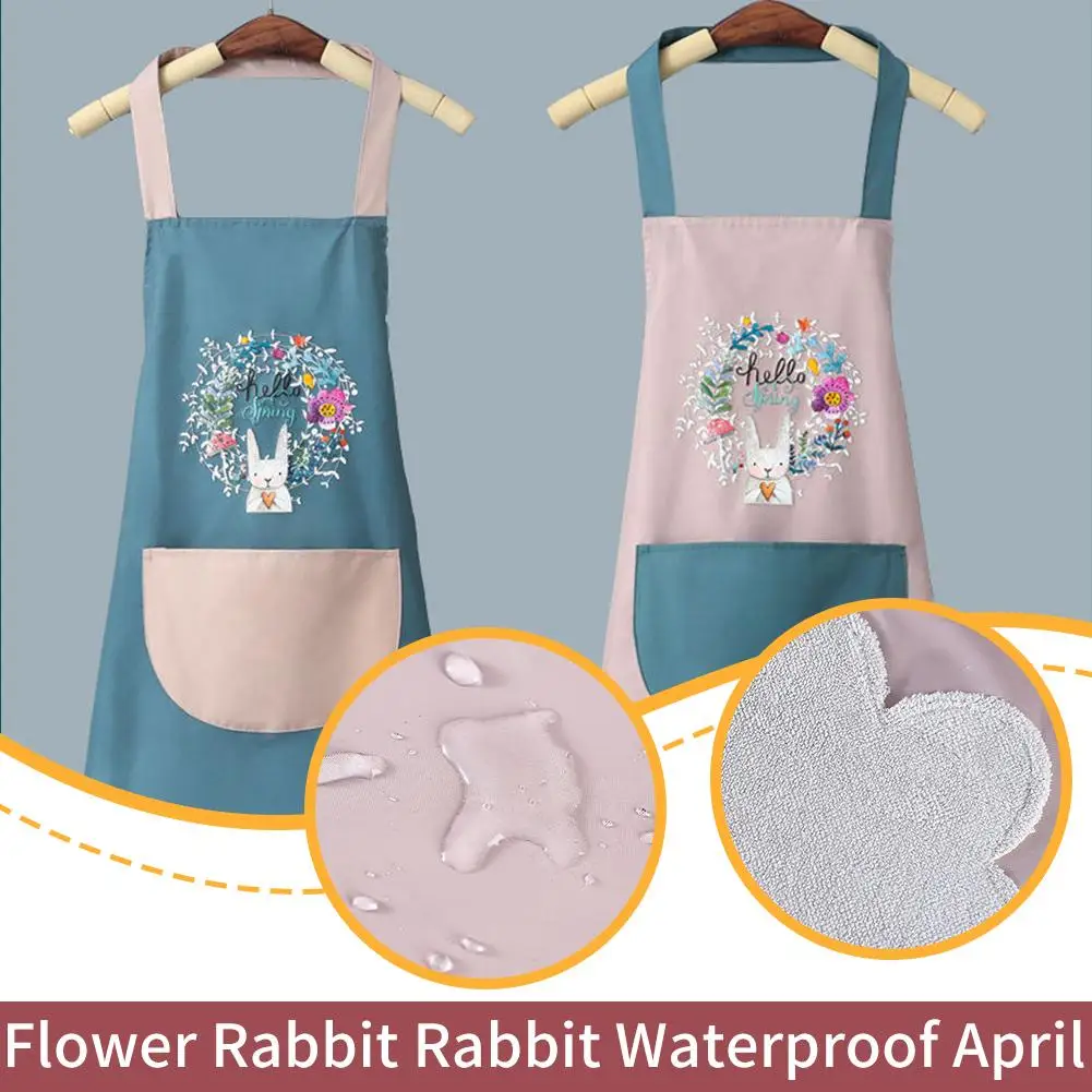 Garland Rabbit Apron Sleeveless Convenient Waterproof Kitchen Hand Apron Anti-grease Wiper High-looking Household H9A2