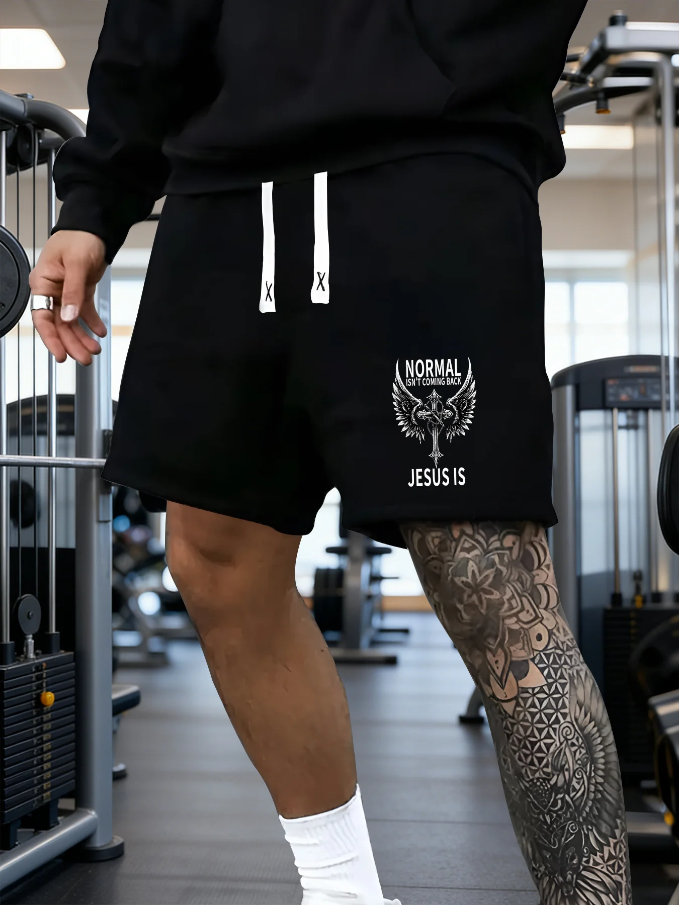 

Мужские летние модные шорты 2026 года с узорами, повседневная спортивная одежда, домашние шорты из чистого хлопка и пляжные брюки