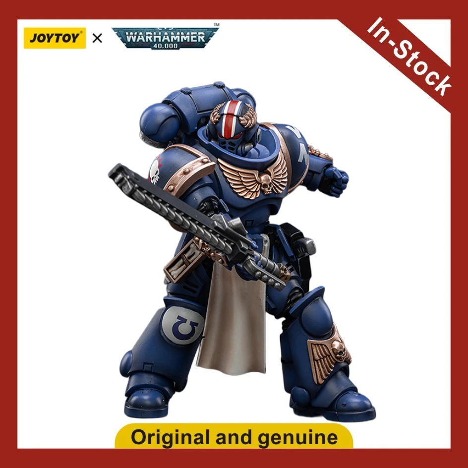 

【UA】JOYTOY Warhammer 40K Масштабные фигурки 1/18 Ultramarines Primaris Lieutenant Horatius Модели Игрушки Подарки