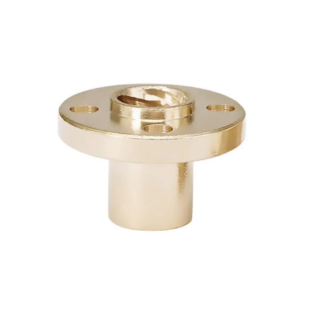 1/2/4/10 قطعة T8 LeadScrew 2 مللي متر الملعب 4 بدء 8 مللي متر حلزوني الملعب النحاس الجوز للطابعة ثلاثية الأبعاد Z محور T8x8 Tr8x8 موضوع قضيب ربط الجوز