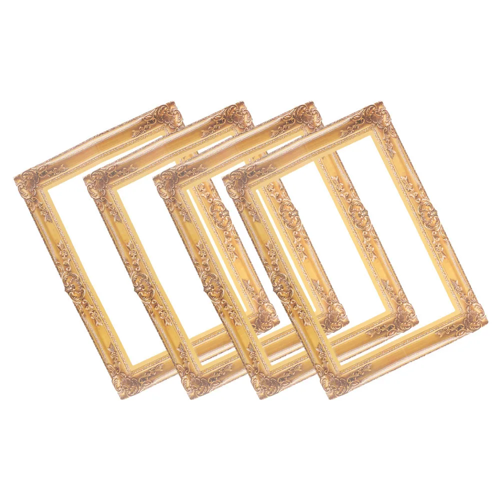 

4Pcs Wedding Photo Props Elegant DIY Handheld Frames Paper Picture Frame for Reception Party Decorations Wedding Reception Props