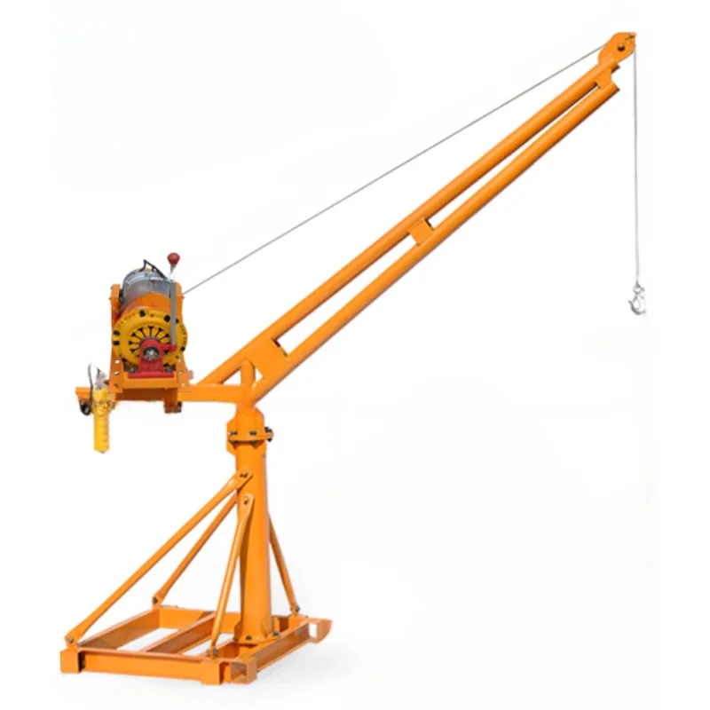 Household small lifting mobile loading hoist outdoor hoist brick rack