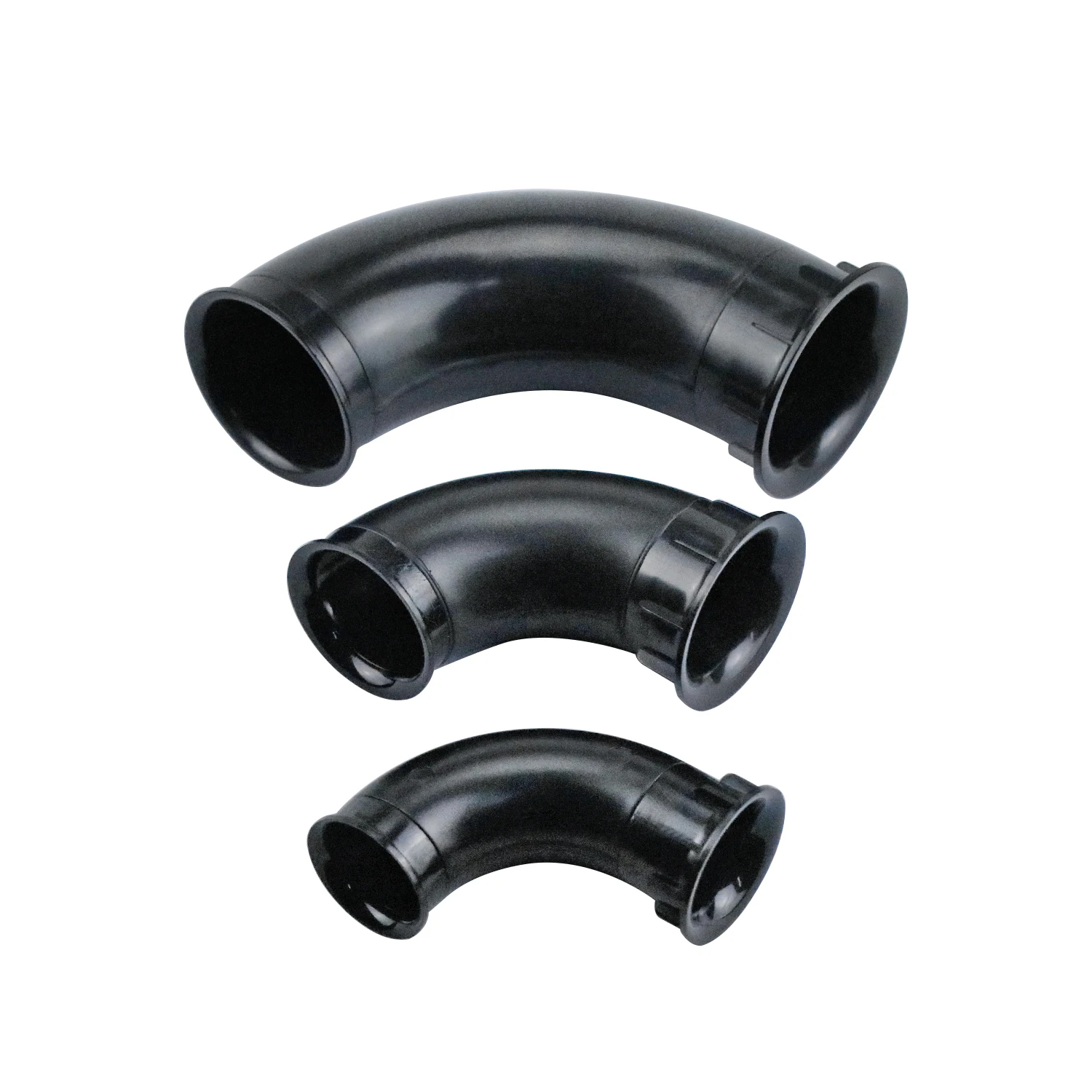GHXAMP Curved Thickened ABS 6.5inch-12 inch Speaker Guide Tube Bass Inverted holes Subwoofer accessories Sound vent duct 2PCS