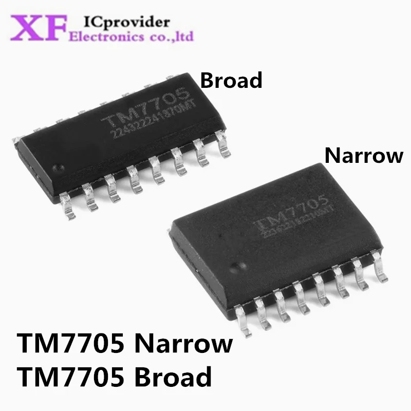 5Pcs New Original TM7705 SOP-16 TSSOP-16 Broad Narrow A  D conversion control circuit