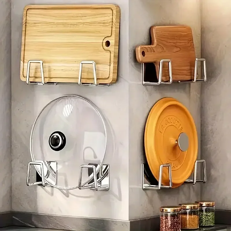 4 kitchen storage shelves, multifunctional, accessories, no perforated wall cutting board under cabinets