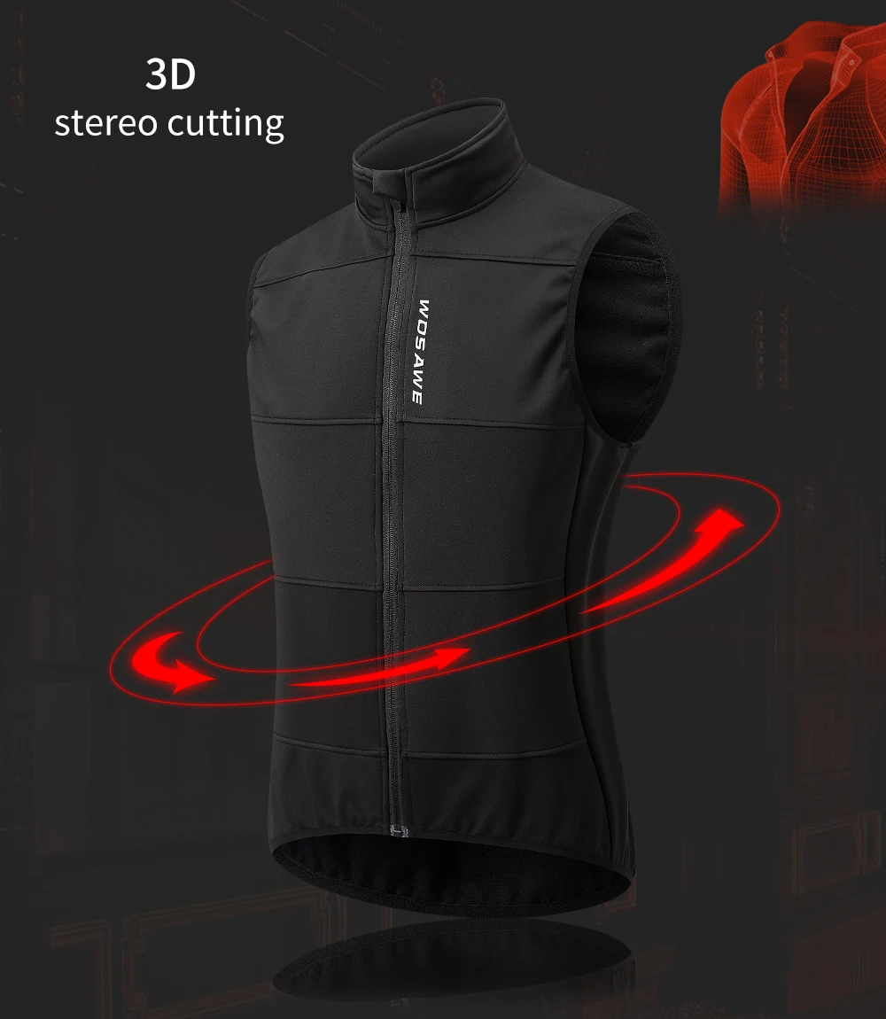 WOSAWE Gilet fuoristrada Giacca da motocross impermeabile Gilet da moto caldo per bici da cross Top Abbigliamento da mountain bike