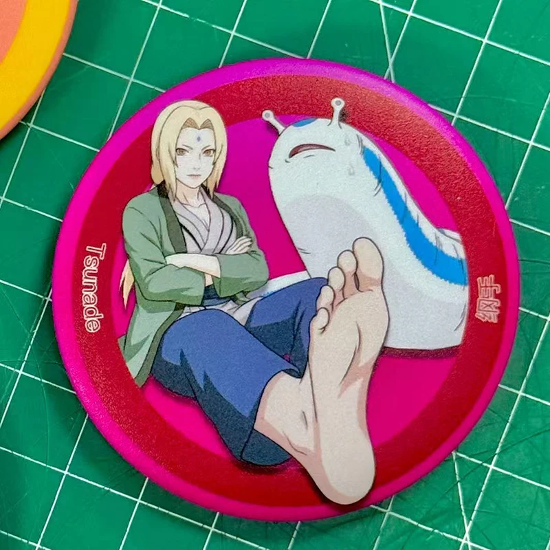 Cartoon Naruto Orochimaru Abzeichen Brosche Anstecknadel Jiraiya Tsunade Metall Rundes Abzeichen Sammlerstück Reversnadel Rucksack-Dekoration Geschenke für Fans – Detail 3