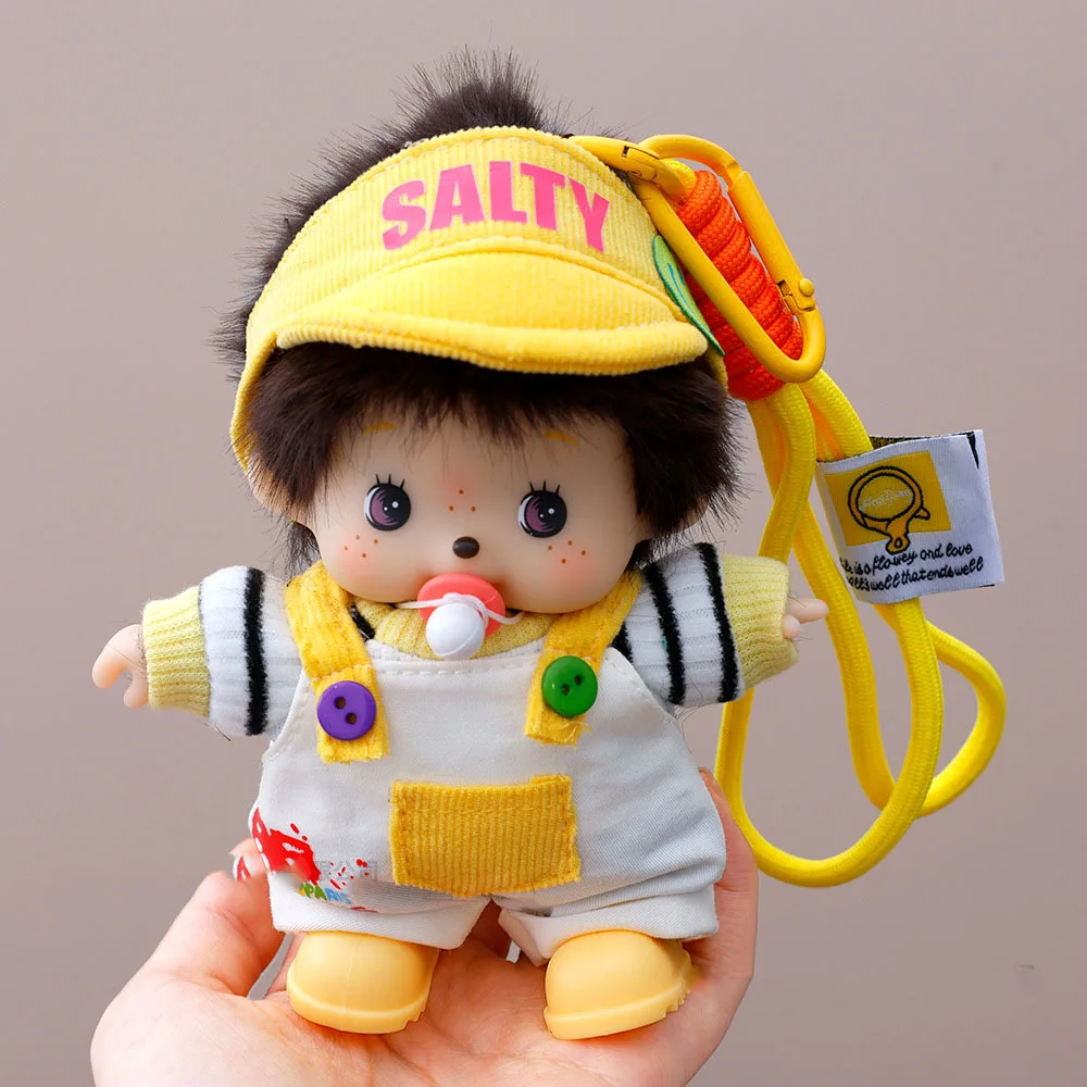 

Новая модель ‌ Плюшевый брелок-игрушка Мончичи: забавный персонаж в шапке, подвеска для рюкзака, мультяшный персонаж, подвеска для автомобиля, Рождество