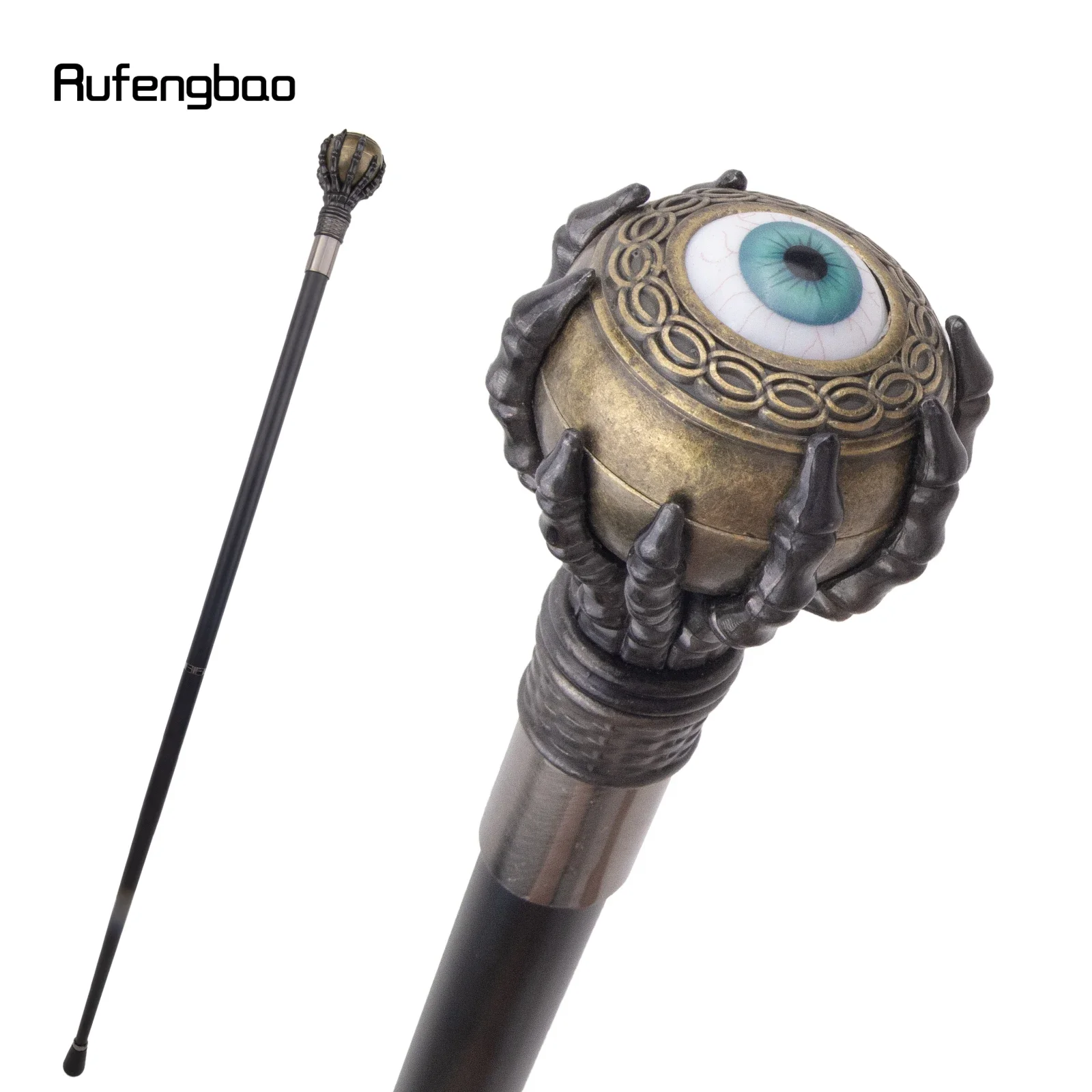 Bloodshot Eyes Eyeball Steampunk Walking Cane Fashion Decorative Walking Stick Gentleman Crosier Knob Walking Stick 94cm