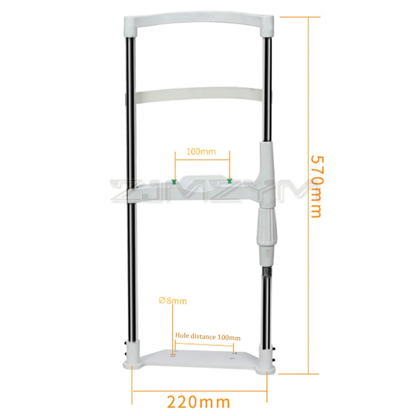 Instrumento óptico Soporte para la frente para reposapiés para lámpara con hendidura y otros dispositivos CR-7 Distancia de elevación 95 mm