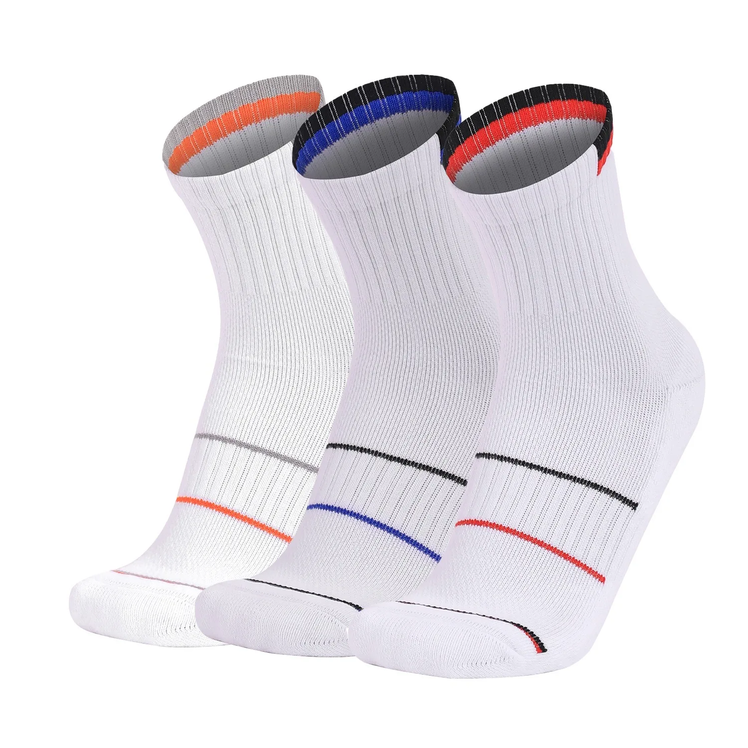 

Professional Badminton socks for Men Women Performance Sport Thick Cushion Comfort Cotton Tennis Sweat Absorbing Quarter Socks