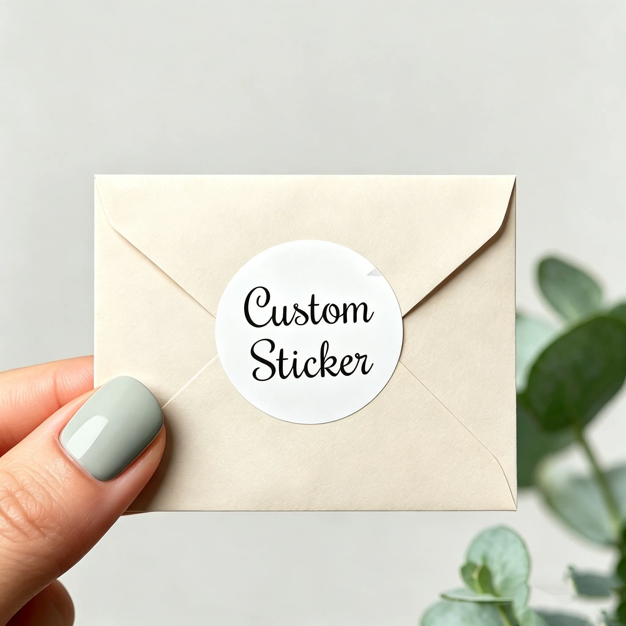 Custom Personalized Waterproof Stickers, Round - Customizable Text, Logo, or Image, for Packaging, Envelope Seals, and Business view 5