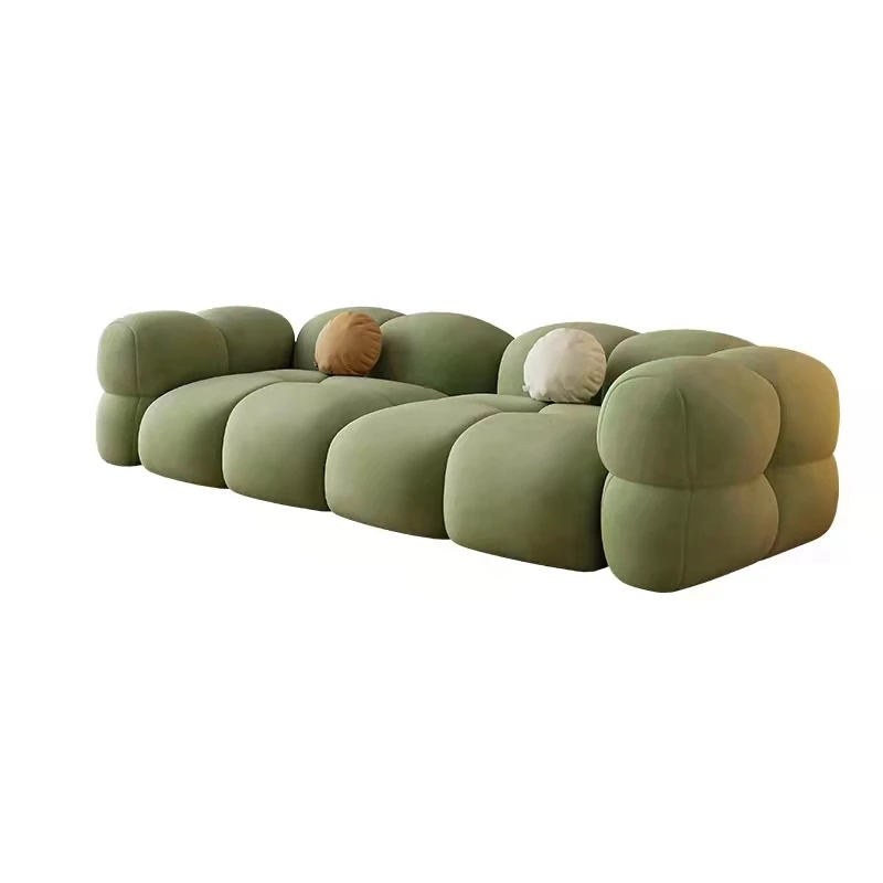 Nordic Fancy Sofa Chair Unique Filling Lounge Floor Sofa Puffs Designer Divani Da Soggiorno Apartment Furniture