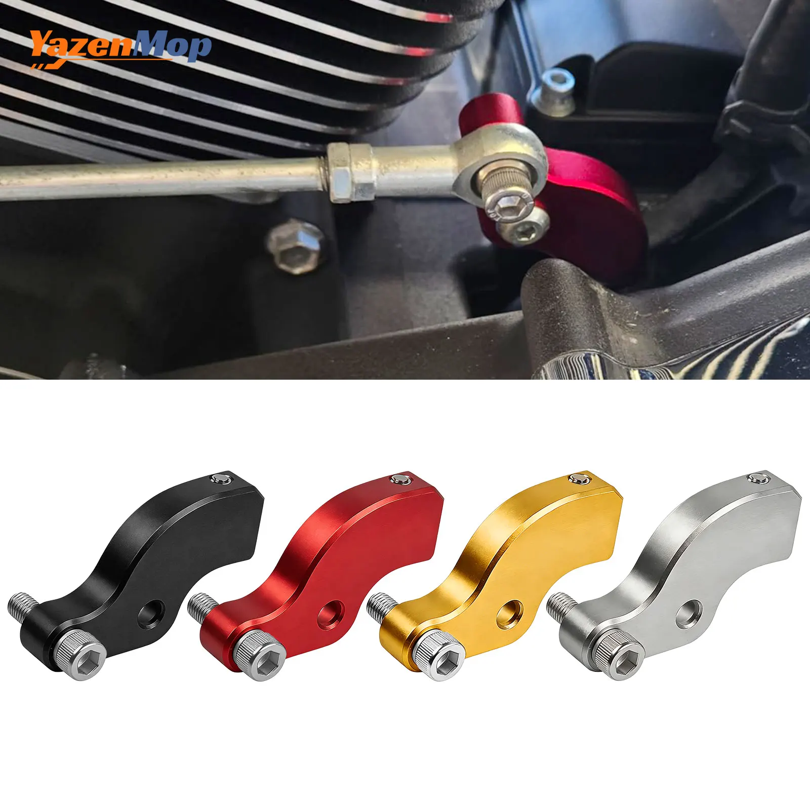 

CNC M8 EZ Shift Lever Compatible with 2018-2025 Touring (Electra Glide/Road Glide/Tri Glide) & Softail (Fat Boy 114) Motorcycles