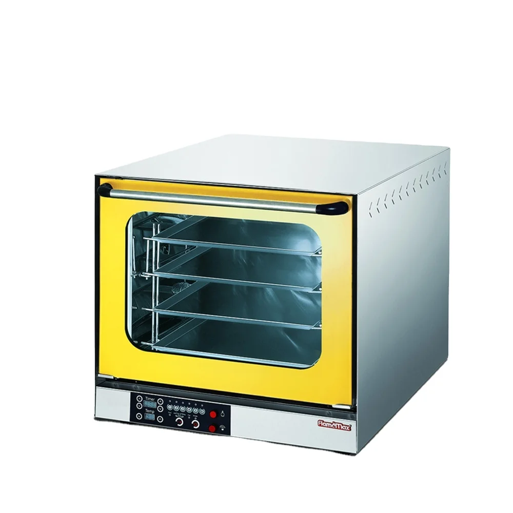 

Digital Control 4 Trays Desktop Electric Convection Oven Commercial Bakery Machine for Cafe Restaurant