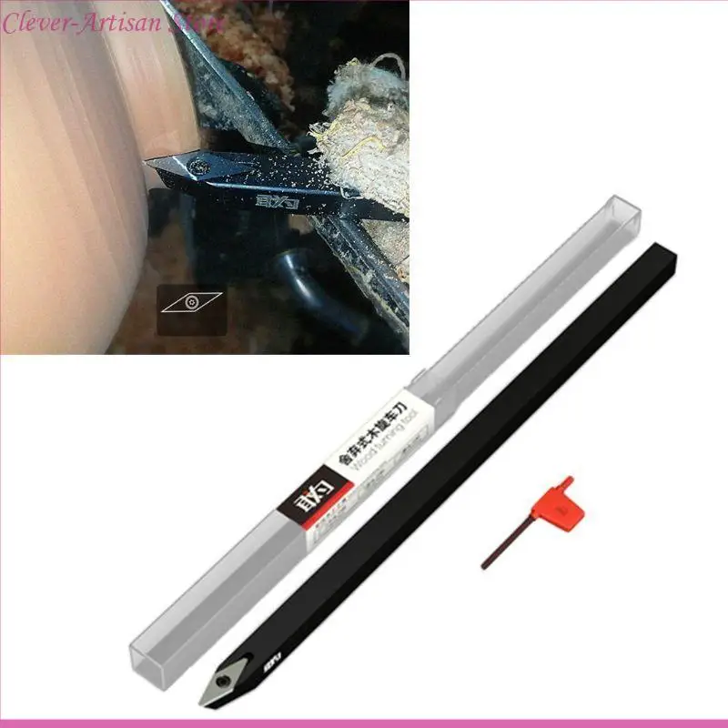 

E06B 1Set Hollowing Turning Tool Rotary Diamond for Head Arbor R-shaped K