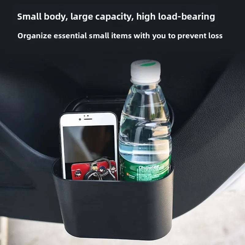 

For Hyundai Verna MC/MC2 Elantra/i30 Sedan FD 2005~2010 Car Door Seat Clip Stand Holder With Lid Organizer Trash Can Accessories