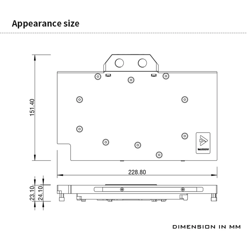 

Barrow GPU Water Block For ASUS TUF RTX5090 D 32G Gaming Graphics Card Water Cooler , PC Cooling Radiator , BS-AST5090-PA