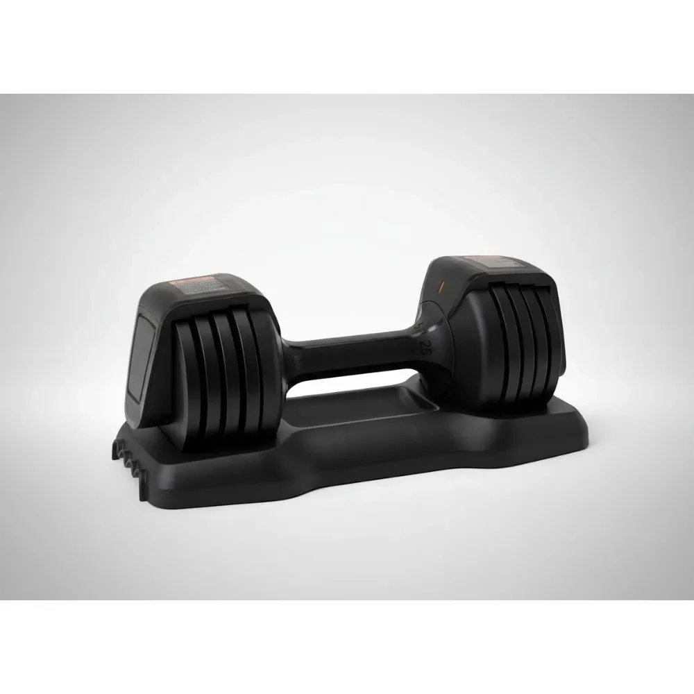 مجموعة أوزان الدمبل القابلة للتعديل بوزن 25 رطل مع أمان مضاد للسقوط، معدات رياضية منزلية موفرة للمساحة للياقة البدنية للرجال والنساء #1