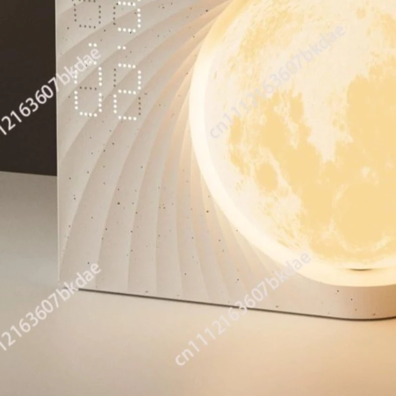 A20Q‑Sunrise Alarm Clock, Moon Night Light Wake‑Up Light For Bedrooms, White Noise Sound Machine For Kids And Teens