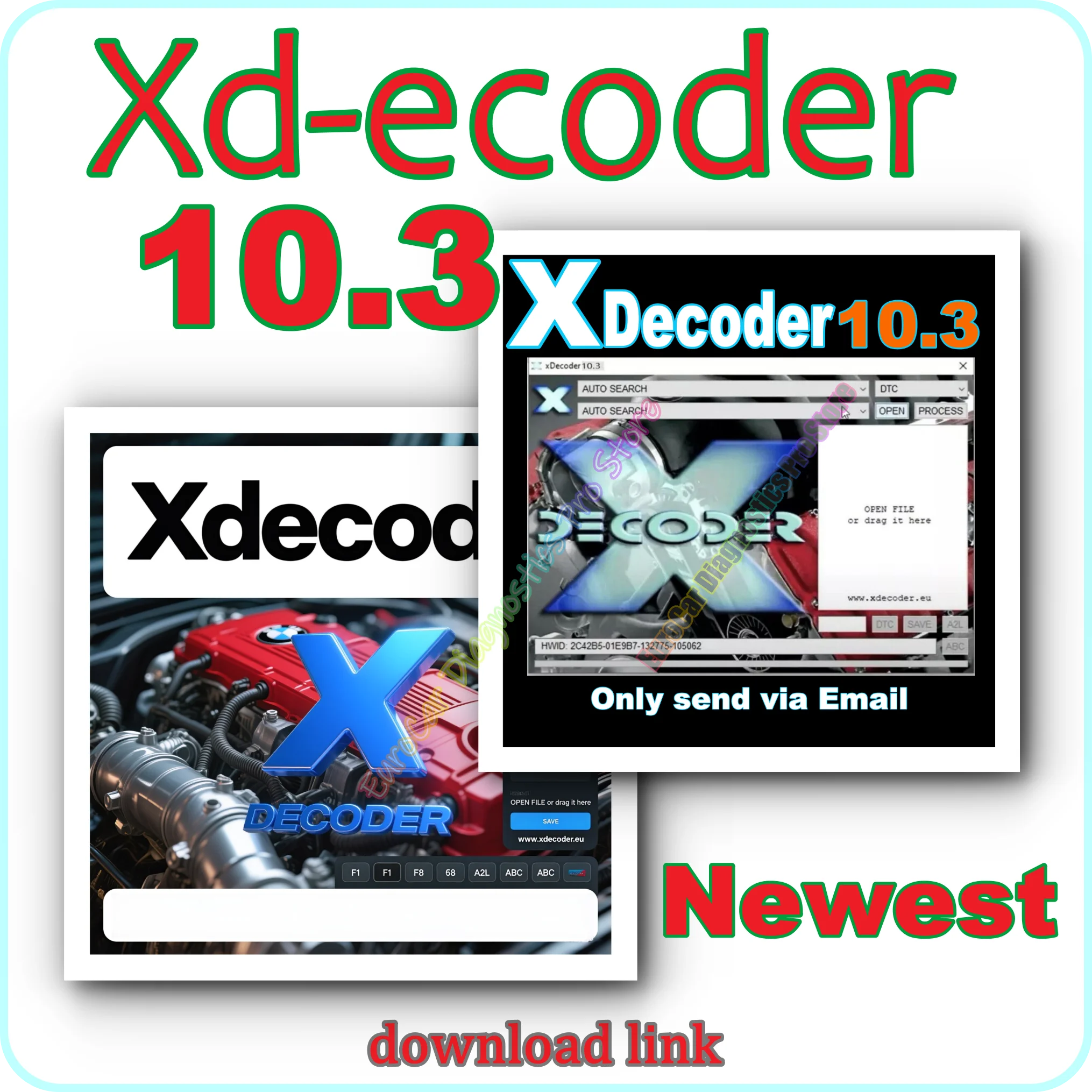 

2024 Hot Sales XDecoder 10.3 with Free Keygen DTC Remover DTC OFF Delete Software License Full Activated DTC Remover Latest