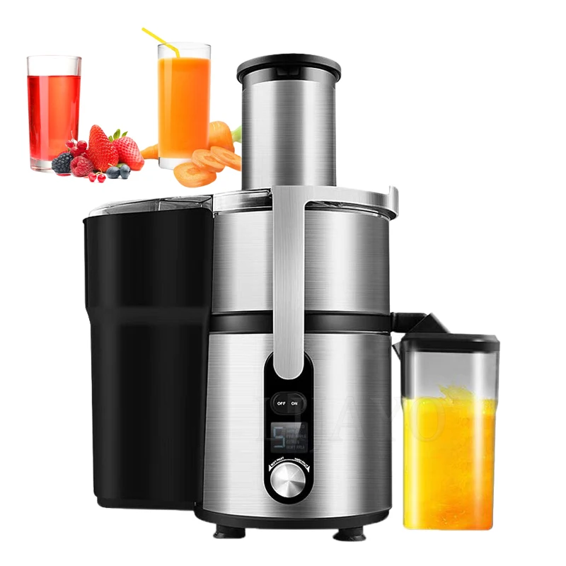 Cold Press Juicer With 85mm Feed Chute Powerful Motor Slow Masticating Juice Extractor Fits Whole Fruits