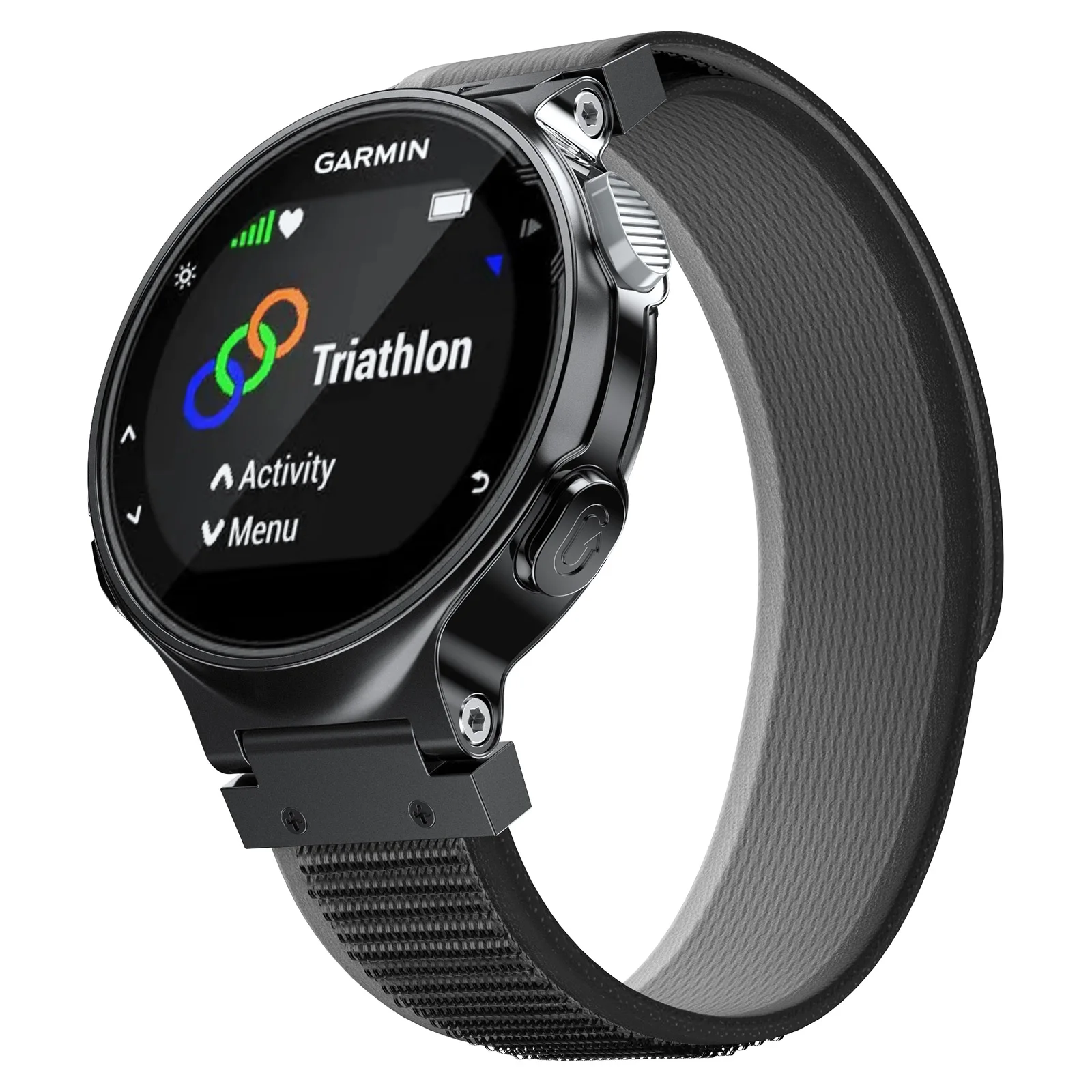 جديد الرياضة النايلون حلقة حزام ل Garmin Forerunner 735XT 735 230 235 620 630 ساعة ذكية معصمه الرياضة سوار الفرقة Correa