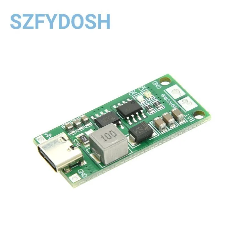 Cargador Li-ion 2S-4S con protección de batería y USB-C DC-5V