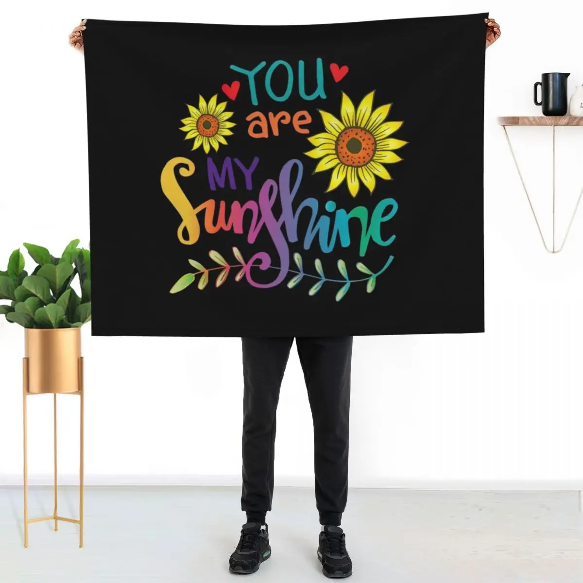 

You Are My Sunshine, You Are My Sunshine Throw Blanket Plush Fuzzy Cozy Blanket for Couch Sofa
