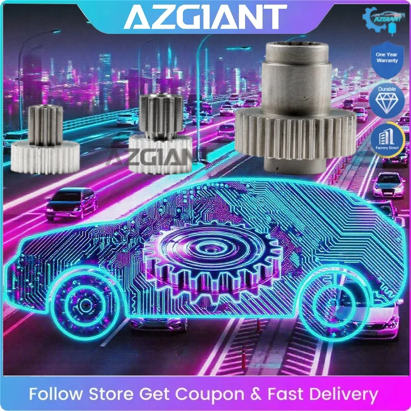 

AZGIANT Car Handbrake Parking Motor Gear Set for Hyundai Equus Azera Maxcruz Genesis G80 G90 OEM Replace Durable Alloy Upgrade