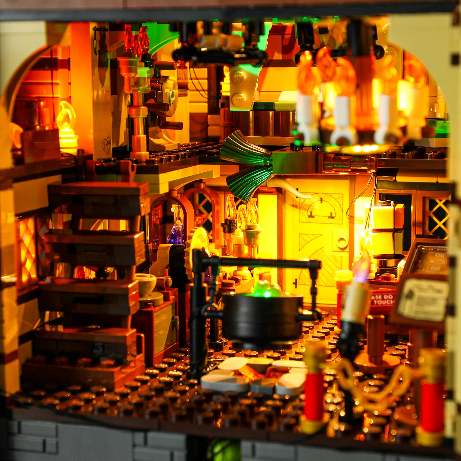 Lighting Set For LEGO Hocus Pocus The Sanderson Sisters' Cottage 21341 Not Include Building Block (Only Led Light Kit)